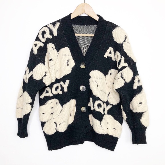 Teddy bear Korean style, fluffy women’s cardigan - Picture 8 of 8